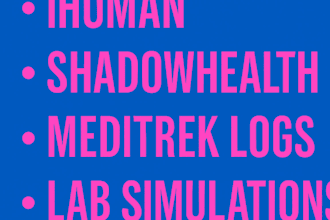 do shadow health, ihuman, lab simulations, focused, abbreviate soap