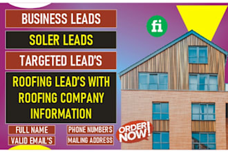 provide fresh solar leads and roofing leads through google map