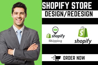 shopify store design redesign shopify store setup shopify dropshipping store