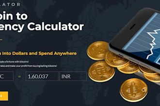 create a cryptocurrency website, crypto landing page, ico website