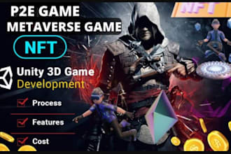 nft game developer, nft 2d 3d unity game development
