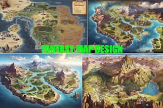 create a high quality fantasy map, regional map, dnd and rpg game etc