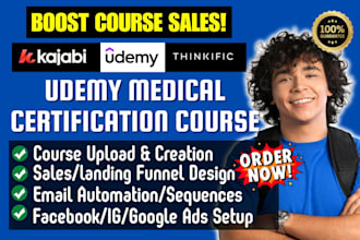do udemy online course promotion kajabi business coaching course thinkific sales