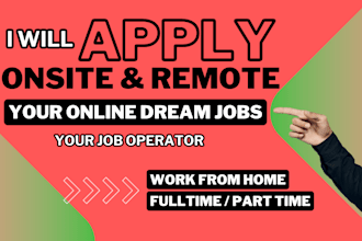 handle your online job applications for you