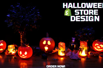 customize your shopify store for halloween, black friday and christmas season