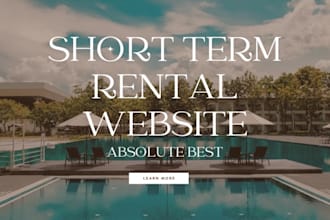 create short term vacation rental property hotel website apartment booking