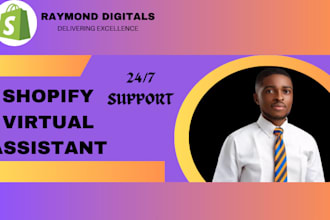 reliable shopify virtual assistant for store management and support