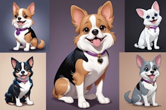 create a unique disney pet portrait
