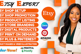 design etsy digital products for etsy shop etsy shop setup and etsy SEO listings