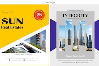 design cover page for your book projects