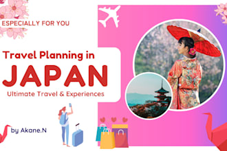 create your itinerary in japan