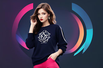 design a modern fashion logo with copyright
