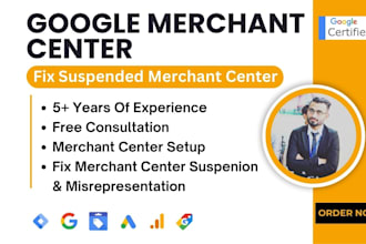 fix google merchant center misrepresentation and suspension