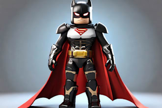 do custom roblox characters designed, unique,detailed ,and fast delivery