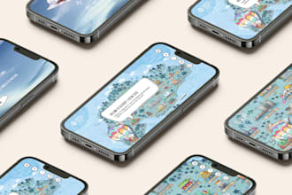 create a wonderful UI design for a virtual tour