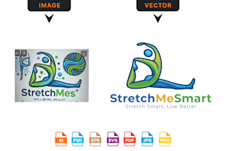 do update recreate vector tracing, edit and modify any logo