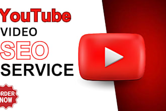 be your youtube SEO consultant and expert