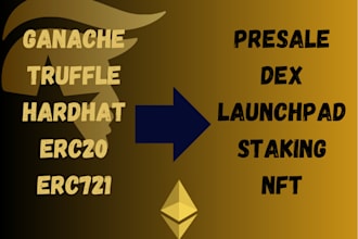 create presale website, web3 dapp, staking website