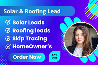provide solar leads, homeowner leads, roofing leads through county maps