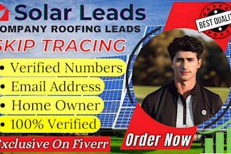 generate valid real estate and solar homeowner contact leads
