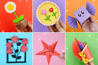 create beautiful diy paper craft videos for youtube