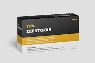 do product label, mailer box and box packaging design
