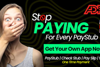 create paystubs, pay stubs, check stubs, paycheck, w2 for you