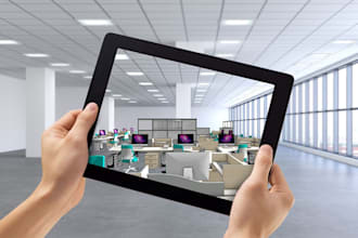 build augmented reality app for room scan, 3d scanner app, home interior design