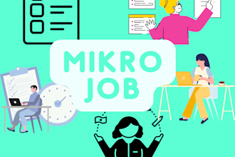 do any micro job or task you need