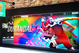 create professional bespoke shopfront or storefront window graphics