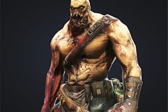 animate 3d styliized character,nsfw model,3d creature modeler,3d game uv mapping