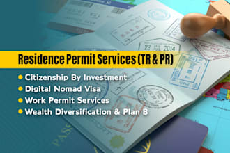 assist work permit, residency, citizenship by investment, PR, digital nomad visa