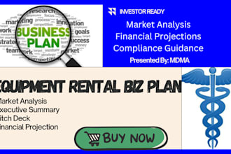 a medical equipment rental business plan for USA ca UK healthcare agency