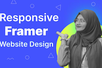 build or redesign responsive framer website, figma to framer landing page design