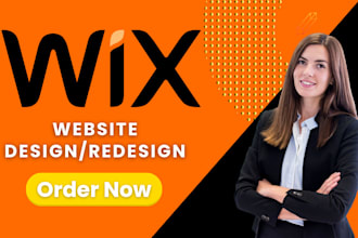 design wix website or redesign wix or built wix ecommerce website