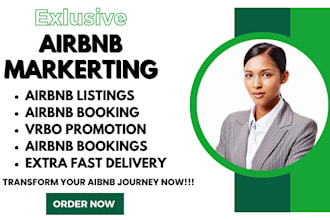 do airbnb marketing with SEO, facebook ads, and listing optimization