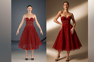 make 3d clothing  for 3d fashion apparel with clo 3d