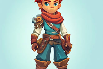 make 2d game art characters creatures environment icons