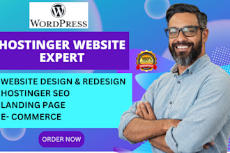 wordpress website design, website redesign, bluehost, godaddy, hostinger