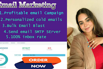 send bulk email blast , email marketing and email campaign