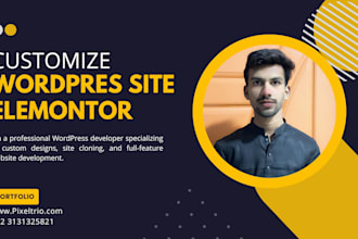 create a clean and modern wordpress website or clone an existing wordpress site