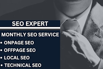 rank your website first page of google, monthly SEO service