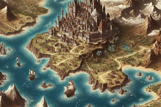 create a custom fantasy map