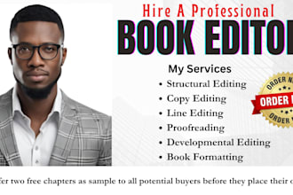 do developmental line copy structural edit for your science fiction memoir book