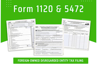 file US tax forms 5472 and 1120 for non US resident llc