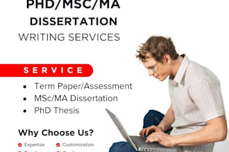 edit and proofread thesis or dissertation and research proposal