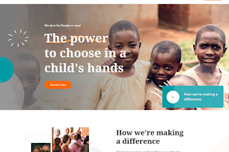 create nonprofit website charity, 501c website for non profit organization