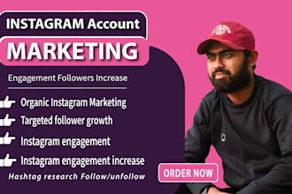 increase instagram marketing and engagement followers organically