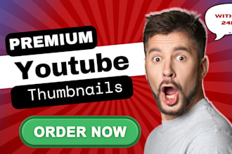 design travel, vlog, real estate youtube thumbnails in 24h