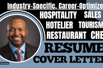 craft job winning hospitality, restaurant, hotelier, tourism, chef, sales resume